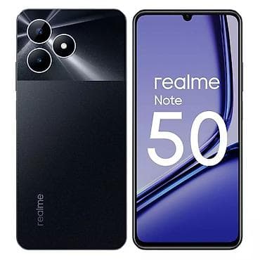 Realme Note 50, 64 GB, rəng - Boz, Sensor, Barmaq izi