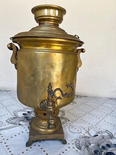 mis samovar satilir: Misin samovar – bürünc gövdəli, klassik rus üslubunda. Xüsusiyyətlər — 1