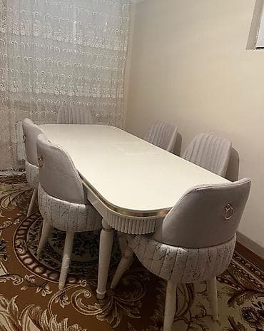 mebel materialı: F99Endirim olundu 🛑🛑Masa dəsti satılır 550₼. Problemi yoxdur. 6 — 1