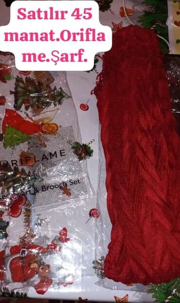 qadınlar üçün toxunma papaqlar: Satılır 45 manat.Oriflame.Şarf — 2