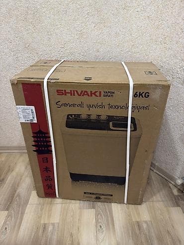 atv plus aparati: Paltaryuyan maşın Shivaki, 6 kq, Yarımavtomat, Qurutmasız — 4