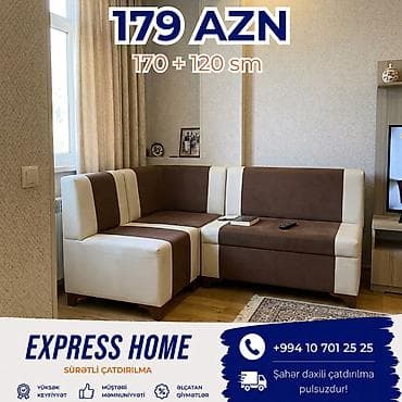 acilan divan: Künc divan, Yeni, Açılan, Bazalı, Parça, Şəhərdaxili pulsuz çatdırılma — 1