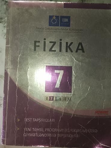 Fizika – 7 (TQDK/Abituriyent) - Tələbə Qəbulu üzrə Dövlət lalafo.az -da Fizika – 7 (TQDK/Abituriyent) - Tələbə Qəbulu üzrə Dövlət