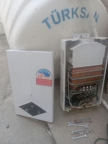 Su qızdırıcısı təmiri: Qazla işləyən divar tipli su qızdırıcısı – 24L - Tutumu: 24 litr/dəq — 2