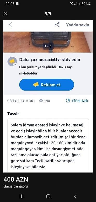 fit: Qaçış trenajoru – çoxfunksiyalı ev fitnes aparatı Xüsusiyyətlər: - — 4