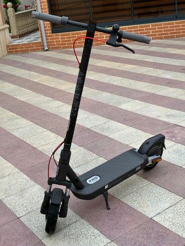 samakatlar elektiriksiz mingecevir ucuz: Elektrik skuter – “PRO” seriyası - Rəng: qara - Geniş, teksturalı — 6