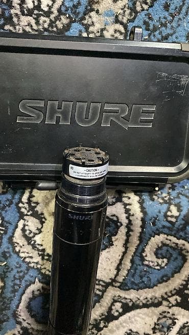 gizli mikrofon: İşlənmiş Simsiz (Bluetooth) Mikrofon Shure, Ünvandan götürmə, Ödənişli çatdırılma — 4