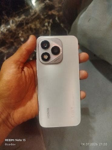 huawei ikinci el: Honor 400 Lite, 256 GB, rəng - Gümüşü, Barmaq izi — 2