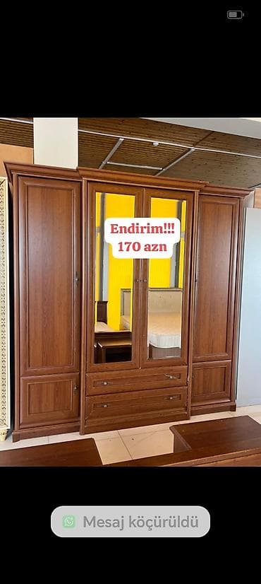 *satılır* Dolab ölçüləri Eni 215sm Hund 225sm Derinlik 60sm *Qiymet