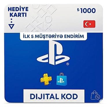ps sukan: PSN Gift Card 1000 TL (Türkiyə) 🇹🇷 ​✅ Məhsul: 1000 TL Balans kodu — 1