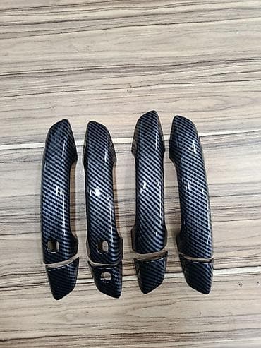 yağ filteri: Avtomobil qapı tutacaqları üçün karbon naxışlı üstlüklər (4 ədəd dəst) — 1