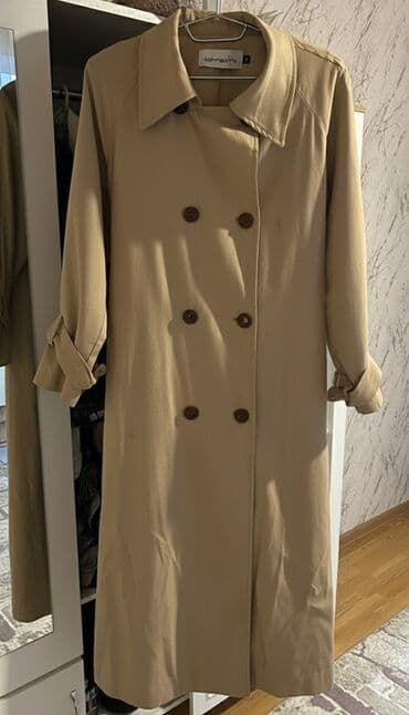 купить плащ акацуки в бишкеке: Плащ, Trendyolmilla, цвет - Бежевый — 1