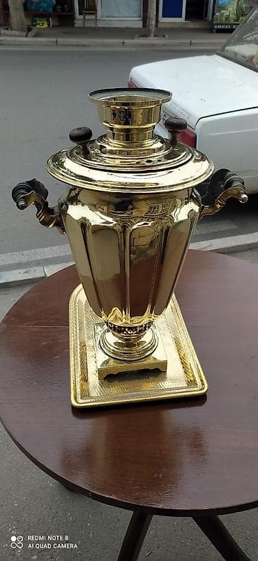 samovar luləyi: Qədimi samavar 5 litr dest 250 azn qalin aqir — 3