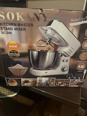 sokany: Sokany Kitchen Master Stand Mixer SC-209 - Güc: 800W - Kasanın həcmi — 1