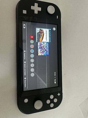 dvd video: Nintendo Switch Lite – portativ oyun konsolu - Rəng: qara/boz — 2