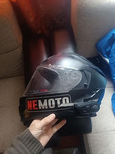 ucuz motor kaskları: NE MOTO tam üzlük motosiklet dəbilqəsi - Tip: Tam üzlük (full-face) — 5