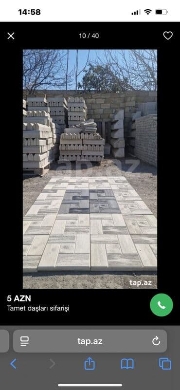 Müxtəlif forma və dizaynlarda tamet daşları sifarişi qəbul olunur lalafo.az -da Müxtəlif forma və dizaynlarda tamet daşları sifarişi qəbul olunur