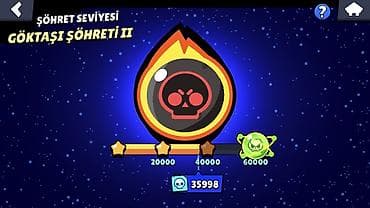 daşı: Brawl Stars oyunu üçün yüksək səviyyəli hesab - Trofey: 104 506+ - — 4