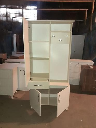 dolablarin yigilmasi: Düz dolab, Dəhliz üçün, Paltar üçün, Açılan, Korpuslu, 1 qapı — 2