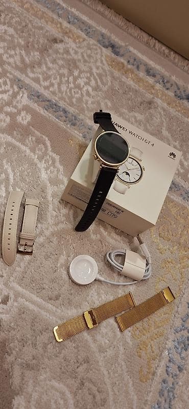 honor 400 lite lalafo: Smart saat, Huawei, Sensor ekran, rəng - Qızılı — 3