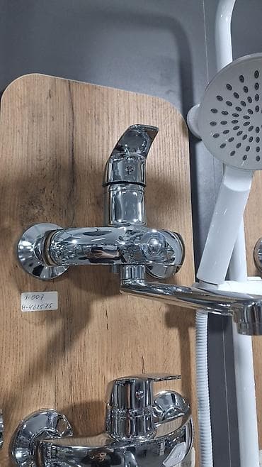 trap hamam: Vanna/dusha üçün divara quraşdırılan qarışdırıcı kran dəsti - — 1