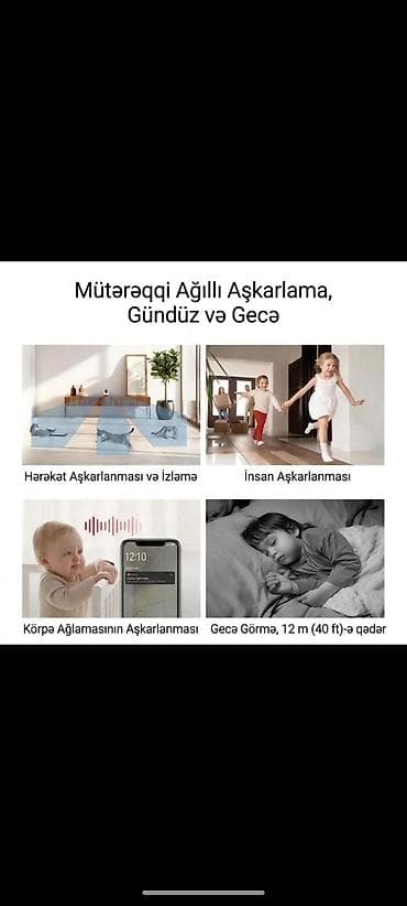Mercusys MC210 Pan/Tilt Home Security Wi‑Fi Kamera - 2K (QHD) görüntü — 6
