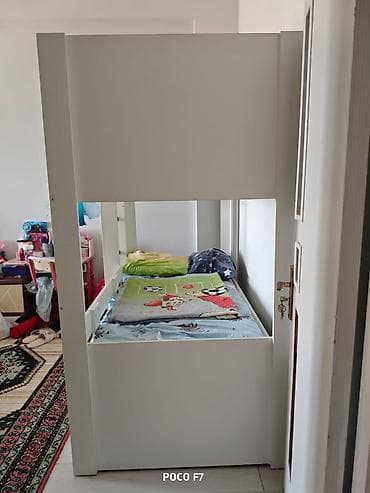 stik: Oğlan və qız üçün, İşlənmiş, Çarpayı, Matrassız, Siyirməli, Laminat — 2