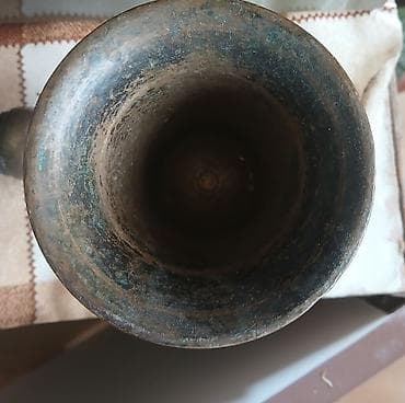qab qaşiq: Antik pirinç dibək və həvəng - Material: bərk pirinç/bronza tipli — 2