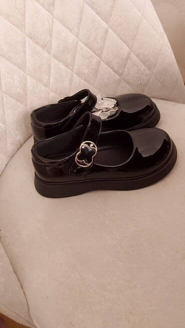 детские кожаные ботинки: Туфли, Для девочек, 35 — 1