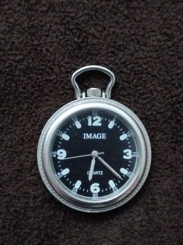 Musiqi alətləri: Kvars cib saatı - Klassik cib saatı dizaynı, metal korpus və üst — 1