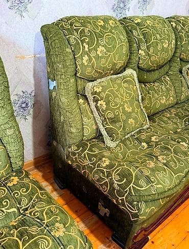 divan krislo: İşlənmiş, Künc divan, Kreslo, Bazasız, Açılmayan — 6