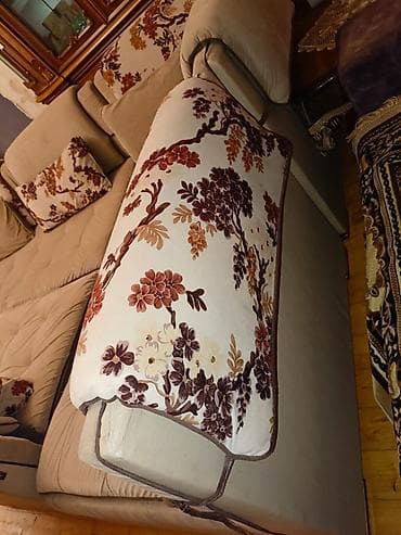 İşlənmiş, Künc divan, Divan, Kreslo, 2 kreslo, Bazasız, Açılan — 6