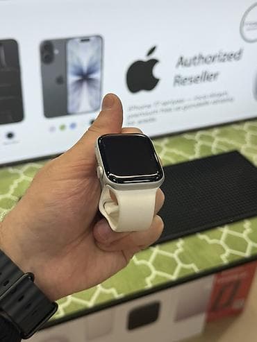 Смарт браслеты: Смарт часы, Apple, Водонепроницаемый, цвет - Серебристый — 6