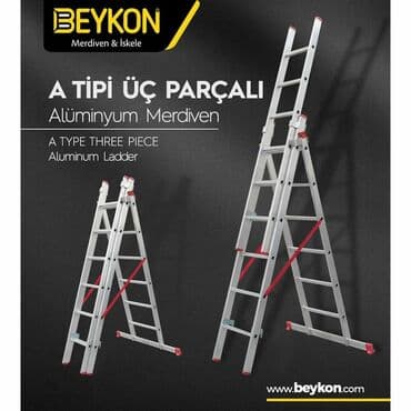 yuxuda nerdivan gormek: A tipi, üç hissəli alüminium pilləkən təklif olunur. Bu pilləkən — 1