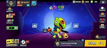 doğal taş: Brawl Stars oyunu üçün yüksək səviyyəli oyun hesabı 58k kupa 800 taş — 1