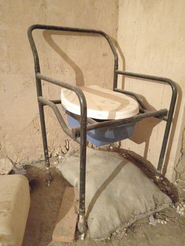 İnqalyatorlar, nebulizerlər: Portativ komod (çempion stul) - Metal karkaslı, dayanıqlı — 2