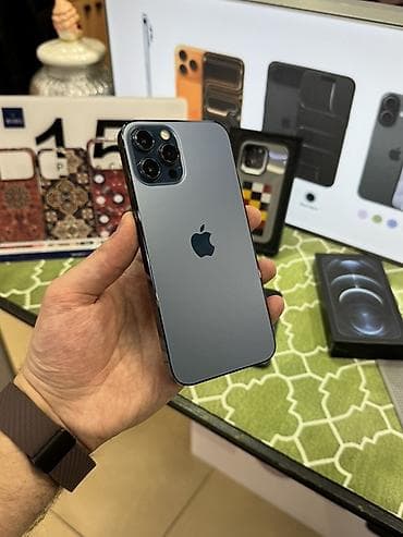 iphone 12: IPhone 12 Pro Max, 256 GB, Pacific Blue — 2