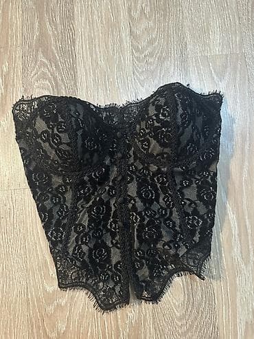 Личные вещи: Korset top kolleksiyası – 4 model bir yerdə 1) Qara qipurlu korset: - — 1