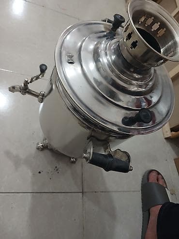 Samovarlar: İşlənmiş Od Samovar, 10-dan çox l, Ödənişli çatdırılma — 5