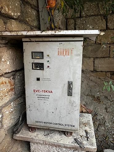 stablizator: SVC-15KVA Servo Tipi Gərginlik Stabilizatoru - Model: SVC-15KVA - — 1