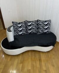 кухонный диван: Диван, Б/у, Нераскладной, Велюровая ткань — 11