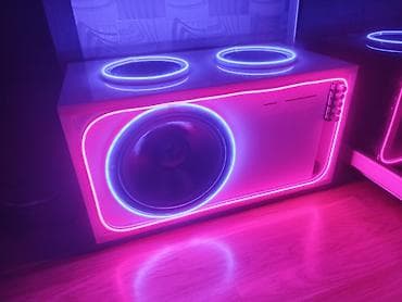 avtomobil kondisioneri satilir: RGB LED işıqlı akustik sabvufer/qutu - Böyük diametrli bas dinamik — 3