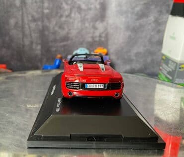 metbex tavan modelleri: Коллекционная модель AUDI R8 V10 Spyder Red 2012 Limited Edition — 22