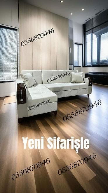 kreditle divan satisi: Künc divan, Qonaq otağı üçün, Parça, Bazalı, Açılan, Kitab — 7