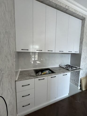 Комплект столов и стульев на заказ: Кухонный гарнитур на заказ, Самозакрывающие петли, DSP, Есть кредит — 4