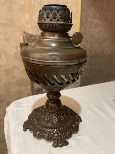 Antik kerosin lampa,qedim lampa,antikvar lampa lalafo.az -da Antik kerosin lampa,qedim lampa,antikvar lampa