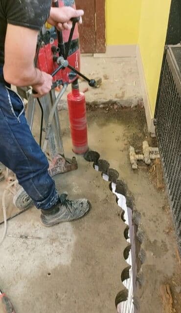 seyfi qapi: Beton kesimi beton kesen beton desen səssiz tozsuz səliqəli titrəyiş — 2