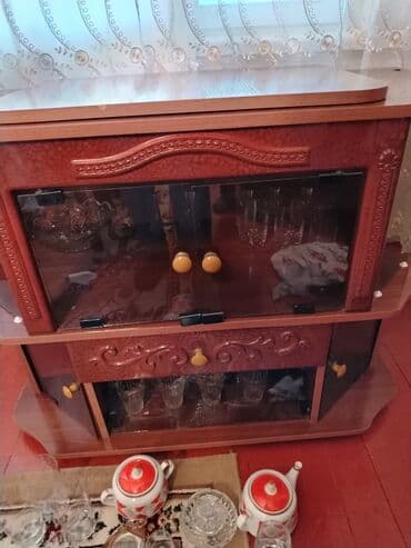 стол кухонный стекло: Б/у, Прямой ТВ стенд, Стеклянный — 3