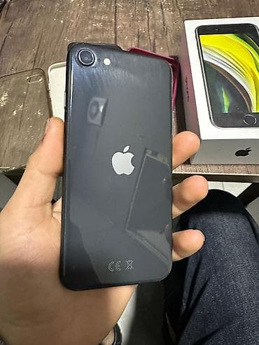 iphone 7 plus satilir: IPhone SE 2020, 128 GB, Qara, Zəmanət, Barmaq izi, Simsiz şarj — 2