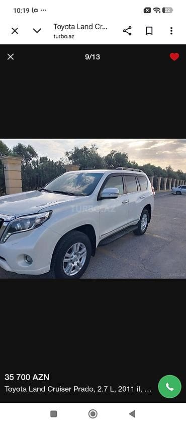 multi sukan: Toyota Land Cruiser Prado: 2.7 l | 2011 il Ofrouder/SUV — 9